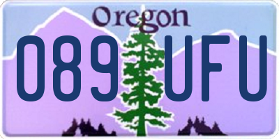 OR license plate 089UFU