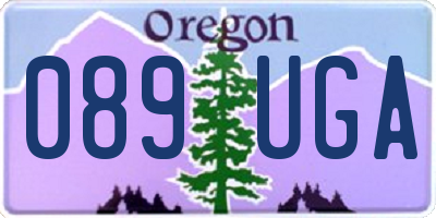 OR license plate 089UGA