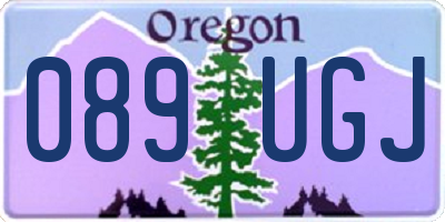 OR license plate 089UGJ