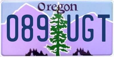 OR license plate 089UGT