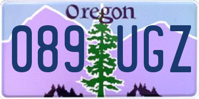 OR license plate 089UGZ