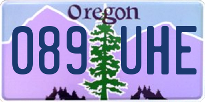 OR license plate 089UHE