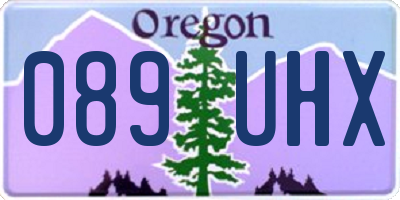 OR license plate 089UHX