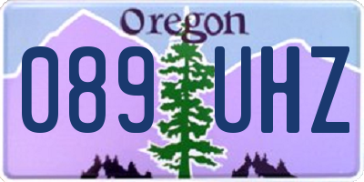 OR license plate 089UHZ