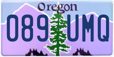 OR license plate 089UMQ