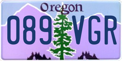 OR license plate 089VGR