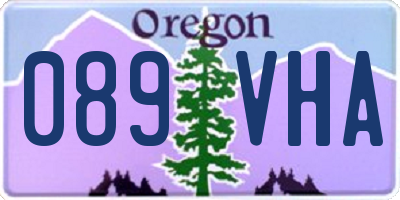 OR license plate 089VHA