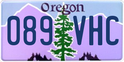 OR license plate 089VHC