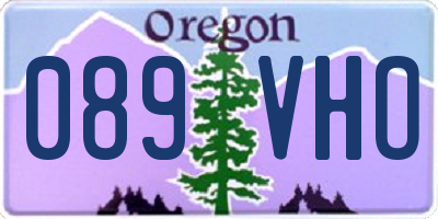 OR license plate 089VHO