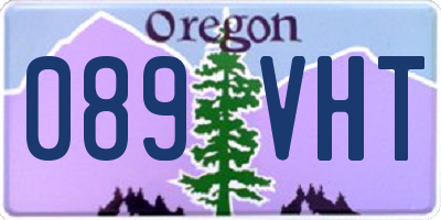 OR license plate 089VHT