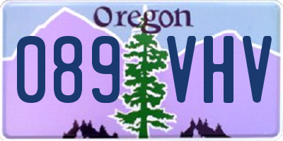 OR license plate 089VHV