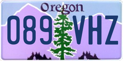 OR license plate 089VHZ