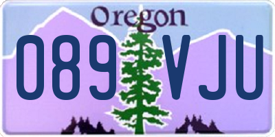 OR license plate 089VJU