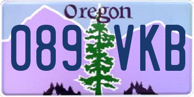 OR license plate 089VKB