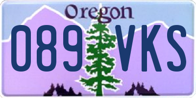 OR license plate 089VKS