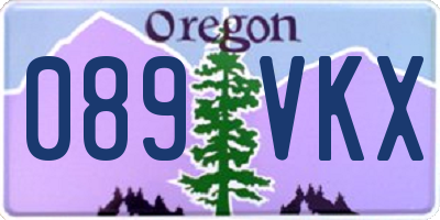 OR license plate 089VKX