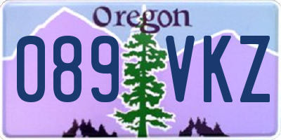 OR license plate 089VKZ