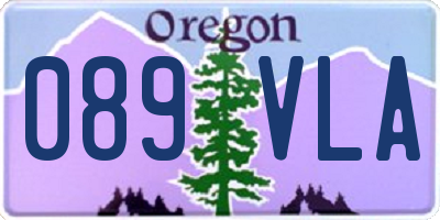OR license plate 089VLA