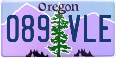 OR license plate 089VLE