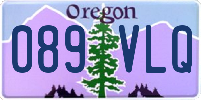 OR license plate 089VLQ