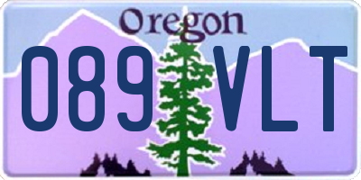 OR license plate 089VLT