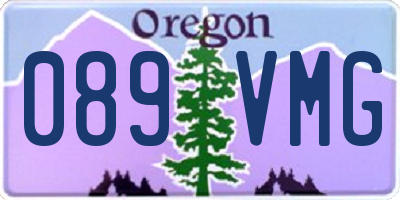 OR license plate 089VMG