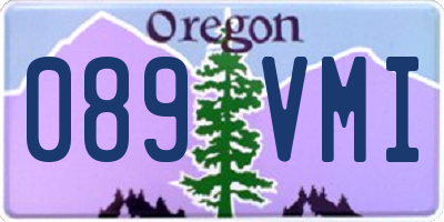 OR license plate 089VMI