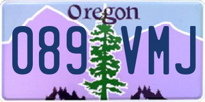 OR license plate 089VMJ