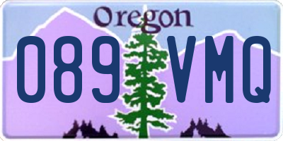 OR license plate 089VMQ