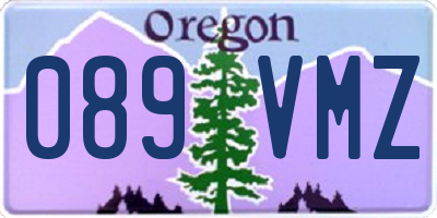 OR license plate 089VMZ