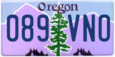 OR license plate 089VNO