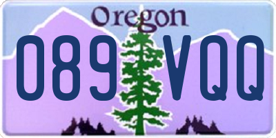 OR license plate 089VQQ
