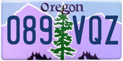 OR license plate 089VQZ