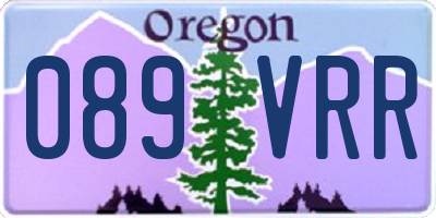 OR license plate 089VRR