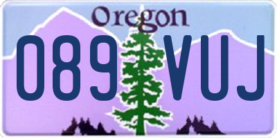 OR license plate 089VUJ