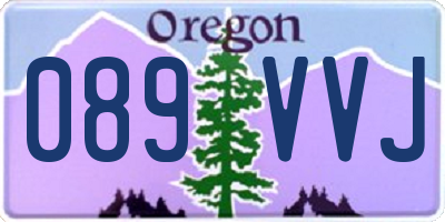 OR license plate 089VVJ
