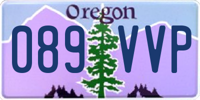 OR license plate 089VVP