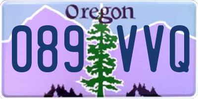 OR license plate 089VVQ