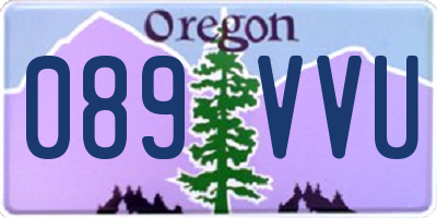 OR license plate 089VVU
