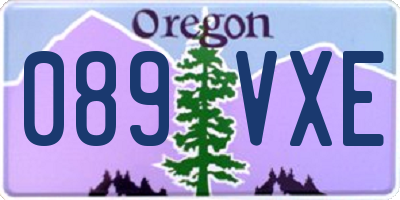 OR license plate 089VXE
