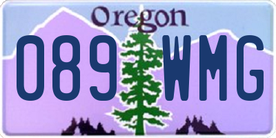 OR license plate 089WMG