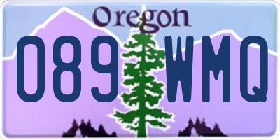 OR license plate 089WMQ
