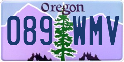 OR license plate 089WMV
