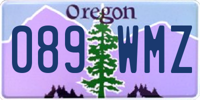 OR license plate 089WMZ