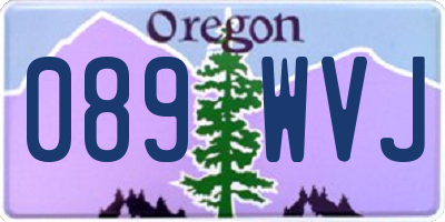 OR license plate 089WVJ