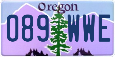 OR license plate 089WWE