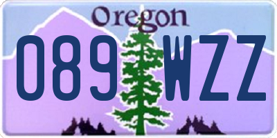 OR license plate 089WZZ