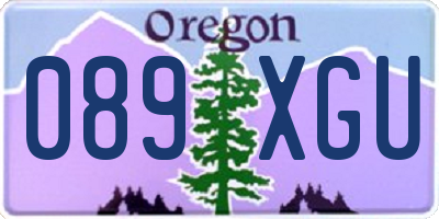 OR license plate 089XGU