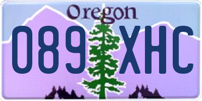 OR license plate 089XHC