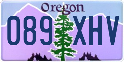 OR license plate 089XHV